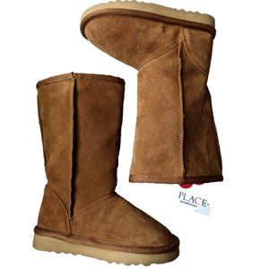 The Children's Place Girls Chalet Boot Furry Lined Winter Boot Brown 11 …